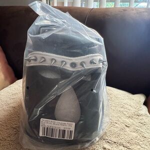 NWT Andrew Christian Studded Puppy Play Hood (WHITE/BLACK)